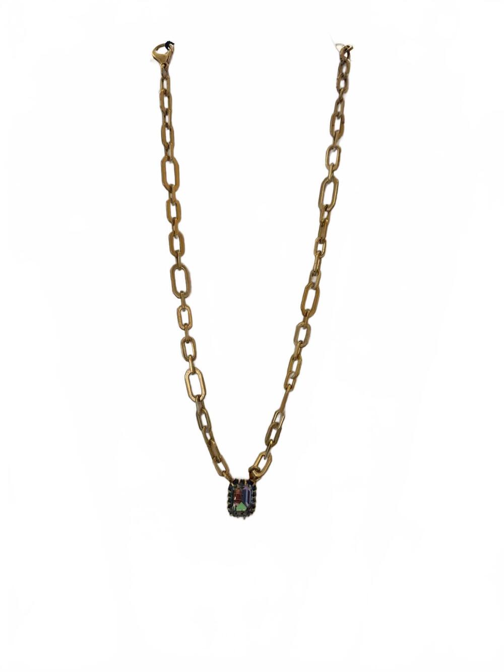 NEW TOVA women's dereka necklace in indicolite lemon